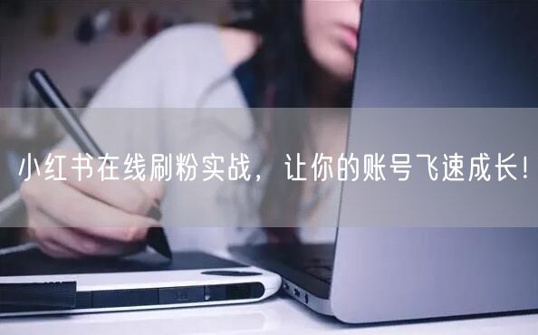 小红书在线刷粉实战,让你的账号飞速成长!