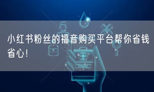 小红书粉丝的福音购买平台帮你省钱省心!